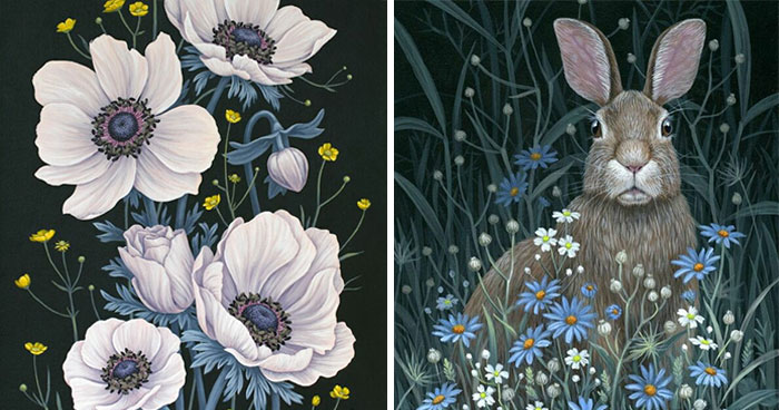 This Artist Creates Beautiful Paintings That Are A Mix Of Nature And Fantasy (45 Pics)