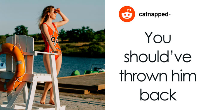 Boomer Goes On A Sexist Rant After A Female Lifeguard Saves Him From Drowning