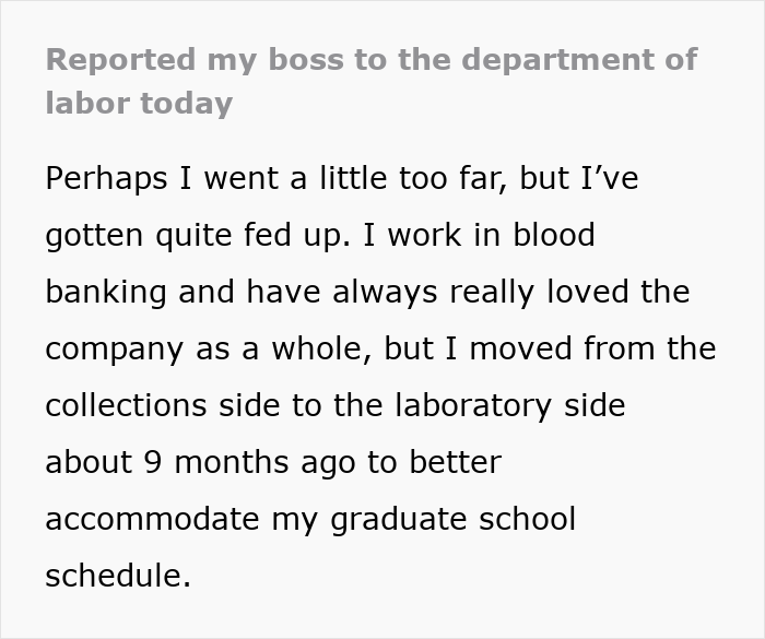 Woman Reports Boss For Taking Away Chairs Among Other Things, Watches Him Sweat