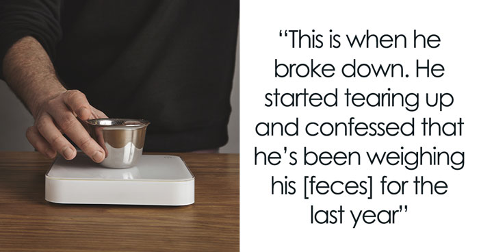Person Has Had Enough Of BF’s Health Obsession After Finding A Special Scale For Weighing His Jobbies