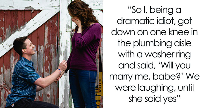 Guy Fakes Proposal While Joking Around With GF, Confused As She Says ‘Yes’ With Tears In Her Eyes