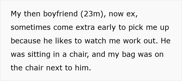 Text describing a boyfriend refusing to hand a period pad and tissues, leading to a breakup situation. Text describing a boyfriend refusing to hand a period pad and tissues, leading to a breakup situation.