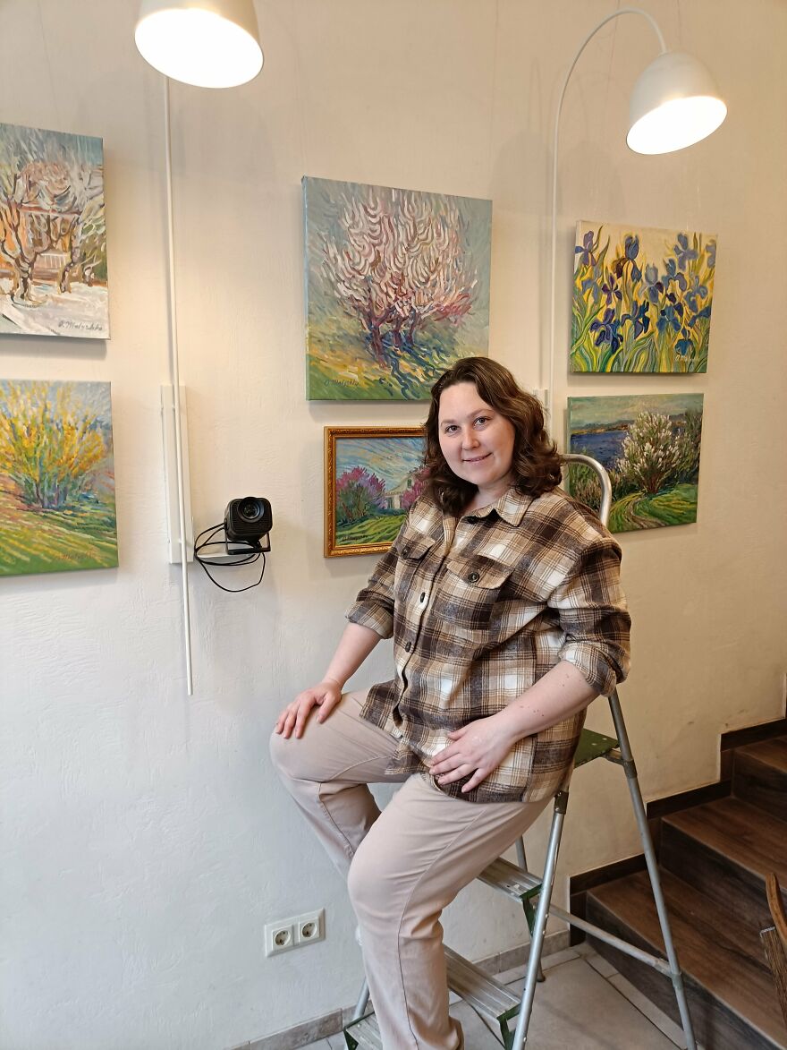 My Friends Helped Me To Create An Exhibition Of Paintings In The Frontline Zone Of Ukraine (11 Pics) My Friends Helped Me To Create An Exhibition Of Paintings In The Frontline Zone Of Ukraine (11 Pics)