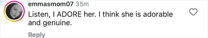 Comment on social media expressing adoration and describing a female celebrity as adorable and genuine, related to Aimee Lou Wood and Walton Goggins. Comment on social media expressing adoration and describing a female celebrity as adorable and genuine, related to Aimee Lou Wood and Walton Goggins.