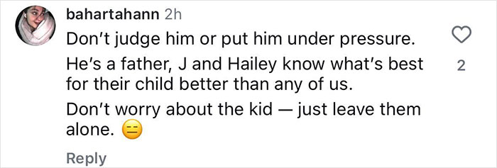 Comment defending Justin Bieber&rsquo;s parenting sparked debate over smoking photo with son during holiday.