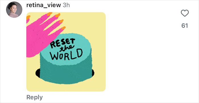 Illustration of a pink hand pressing a blue button labeled Reset the World, related to adult star Annie Knight stunt discussion. Illustration of a pink hand pressing a blue button labeled Reset the World, related to adult star Annie Knight stunt discussion.