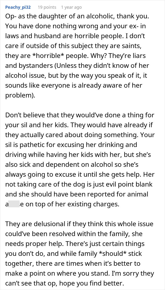 Woman served with divorce papers six months after giving birth for looking after sister-in-law&rsquo;s kids.