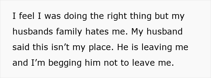 Woman served with divorce papers six months after giving birth for looking out for sister-in-law&rsquo;s kids.