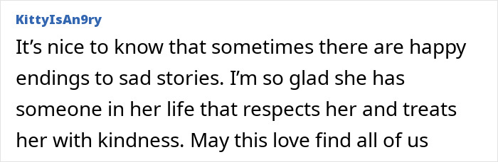 Comment expressing relief about Cassie Ventura’s husband showing support as she finishes her emotional testimony. Comment expressing relief about Cassie Ventura’s husband showing support as she finishes her emotional testimony.