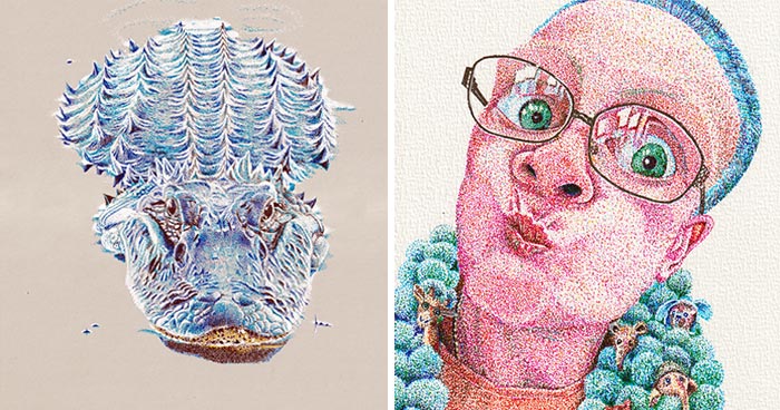 I Create Artwork By Adding Thousands Of Dots; Here Are My Latest Colorful Ones (15 Pics)