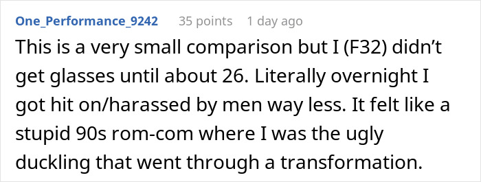 Woman sharing how her life changed after losing pretty privilege, reflecting on challenges and personal growth.