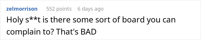 Screenshot of an online comment expressing shock about being nominated for something extra risky at work due to not having kids