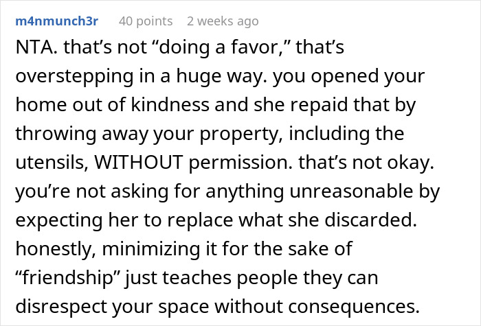 Woman&rsquo;s Kitchen Is Stripped Bare By House-Sitting Friends, Husband Begs Her To Stay Silent