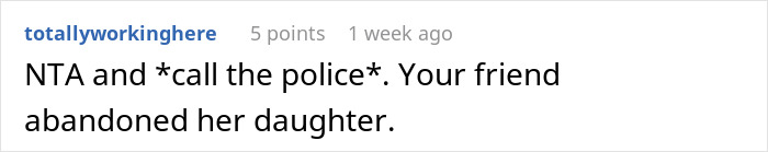 Screenshot of a forum comment discussing charging a friend for her daughter ruining furniture in a conflict.