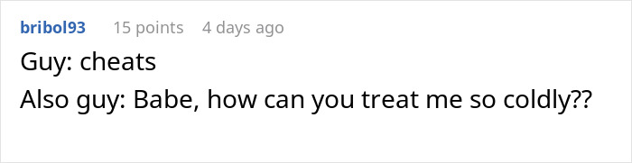 Text post showing a person revealing a boyfriend cheats while acting coldly, highlighting betrayal and deceit. Text post showing a person revealing a boyfriend cheats while acting coldly, highlighting betrayal and deceit.