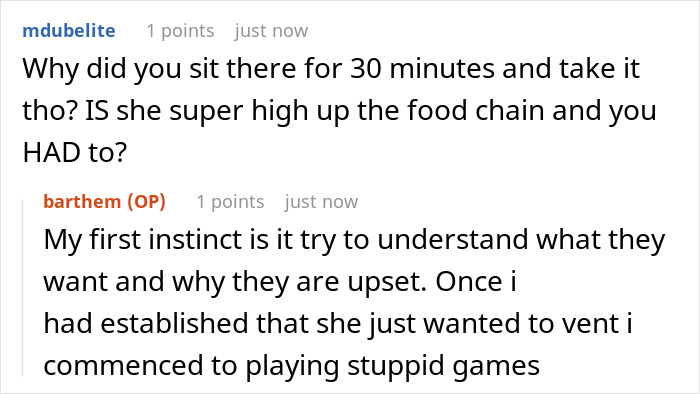 Screenshot of an online conversation where a manager doubts an engineer about deleting a file but trusts after involving security.