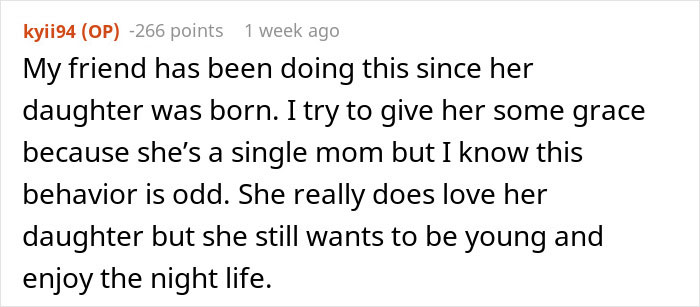 Text post from an online forum discussing charging a friend for her daughter ruining furniture and related behavior.