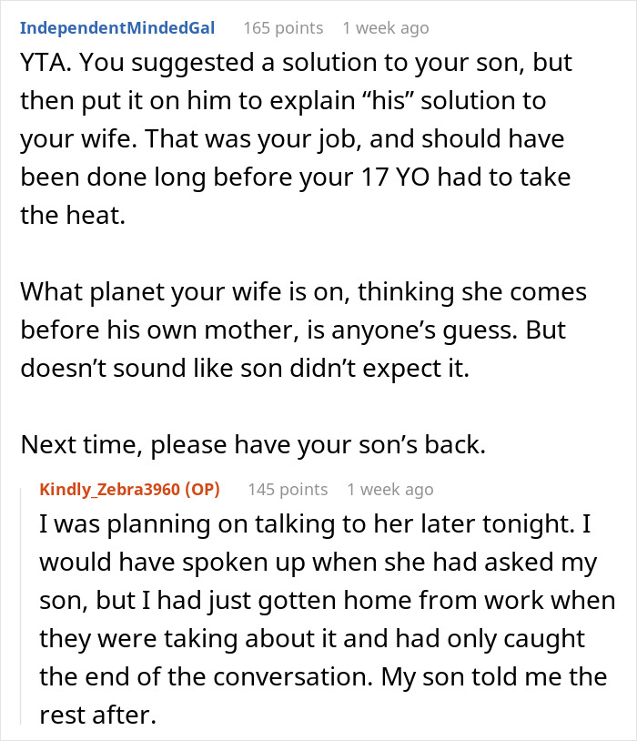 Text conversation about stepmom throwing tantrum after teenager invites his mom to graduation instead of her, discussing family conflict.