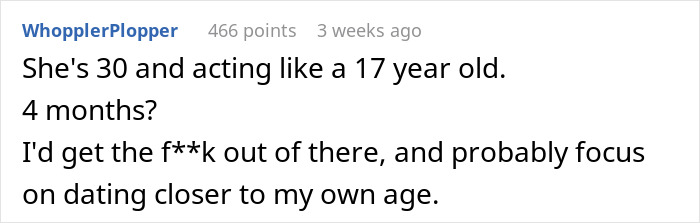 Screenshot of a Reddit comment expressing frustration about a girlfriend faking pregnancy as a test of love in a relationship. Screenshot of a Reddit comment expressing frustration about a girlfriend faking pregnancy as a test of love in a relationship.