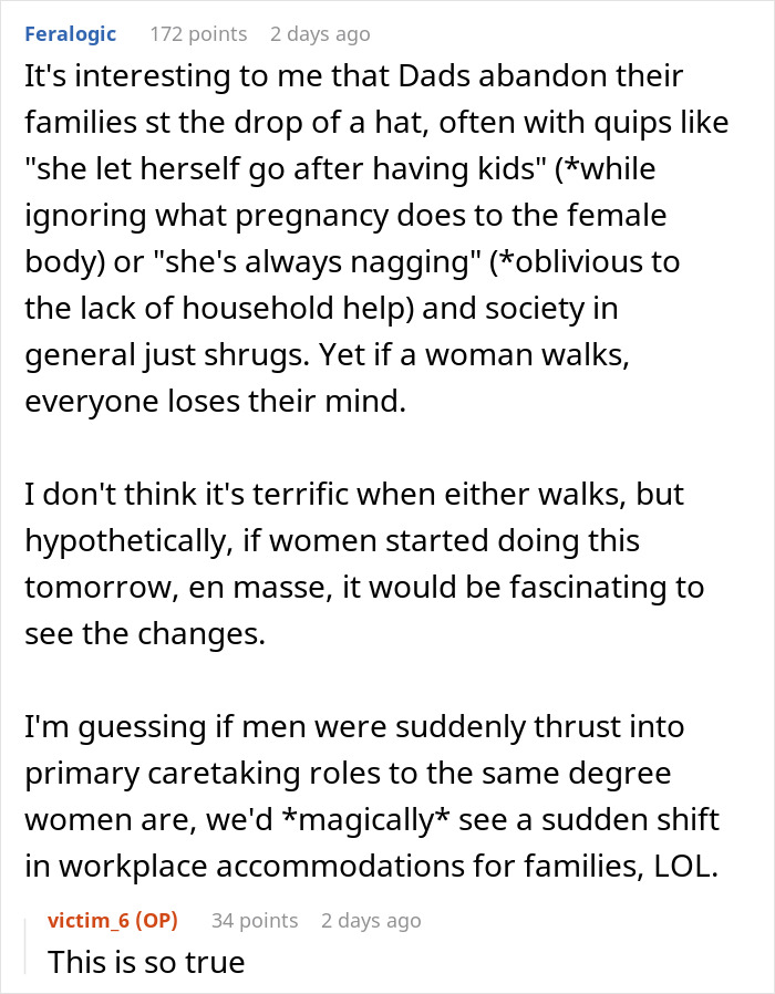 Alt text: Woman expressing frustration and exhaustion over cheating husband and unwanted child, wanting to run away from it all.