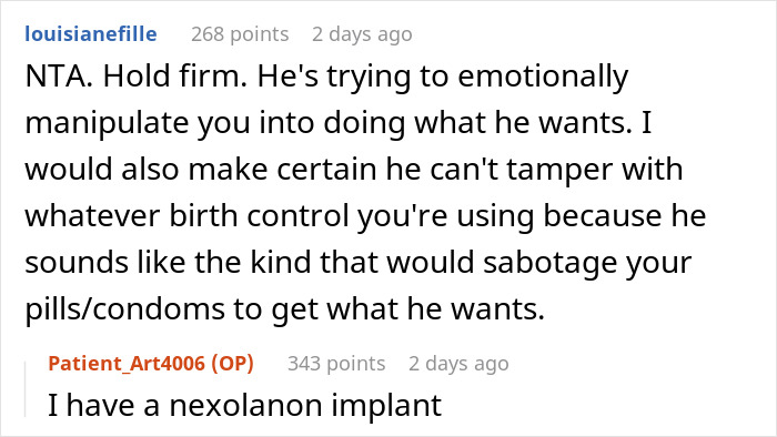 Reddit comments discussing a woman open to having kids until her boyfriend reveals no interest in marriage. Reddit comments discussing a woman open to having kids until her boyfriend reveals no interest in marriage.