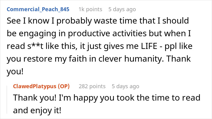 Conversation screenshot showing client fails to pay, freelancer tricks her into payment after hacking suspicion.