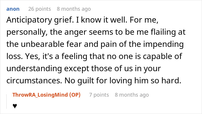 Man&rsquo;s pregnancy assumptions lead to heartbreaking cancer diagnosis, highlighting anticipatory grief and emotional pain of impending loss.