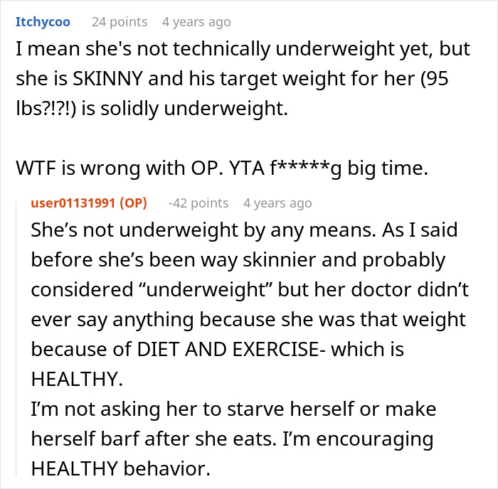 Reddit discussion about a guy refusing a spicy photoshoot for wife due to 12 extra pounds after pregnancy. Reddit discussion about a guy refusing a spicy photoshoot for wife due to 12 extra pounds after pregnancy.