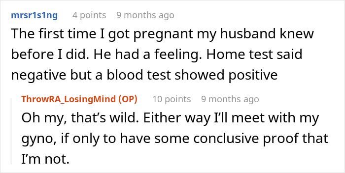 Man&rsquo;s pregnancy assumptions in a Reddit conversation lead to a heartbreaking cancer diagnosis discussion.