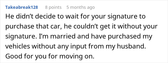 Comment on a forum discussing a woman&rsquo;s cross-country move and her husband failing a basic task, leading to public shaming.