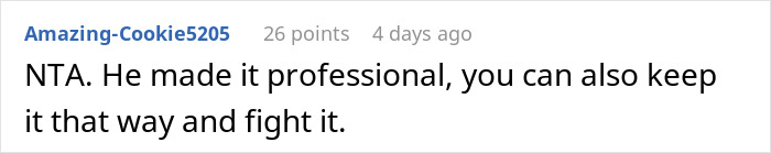 Screenshot of a forum comment discussing a cop wrongfully ticketing a driver who is the daughter’s boyfriend. Screenshot of a forum comment discussing a cop wrongfully ticketing a driver who is the daughter’s boyfriend.