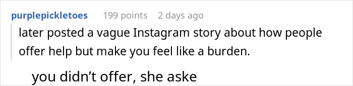 Screenshot of a Reddit comment discussing feelings when asking roommates to leave and handling awkward situations.