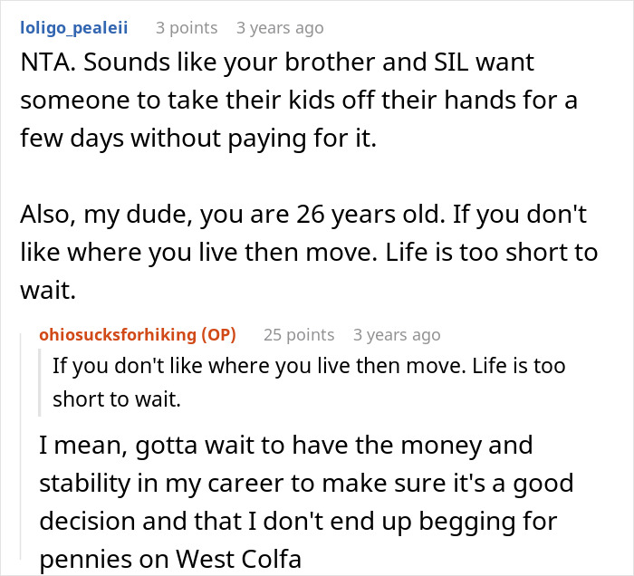 Guy Refuses To Change Travel Plans To Accommodate Brother’s Kids, Family Drama Ensues Guy Refuses To Change Travel Plans To Accommodate Brother’s Kids, Family Drama Ensues