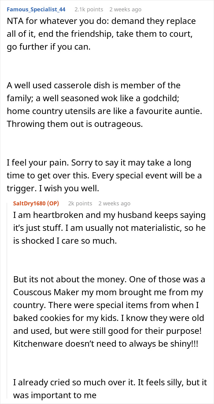 Woman&rsquo;s Kitchen Is Stripped Bare By House-Sitting Friends, Husband Begs Her To Stay Silent