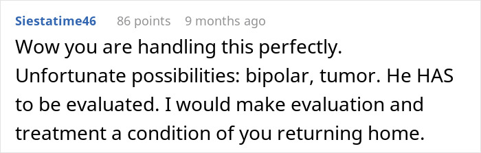 Screenshot of an online comment discussing tumor and evaluation, reflecting a man's pregnancy assumptions leading to a heartbreaking cancer diagnosis.