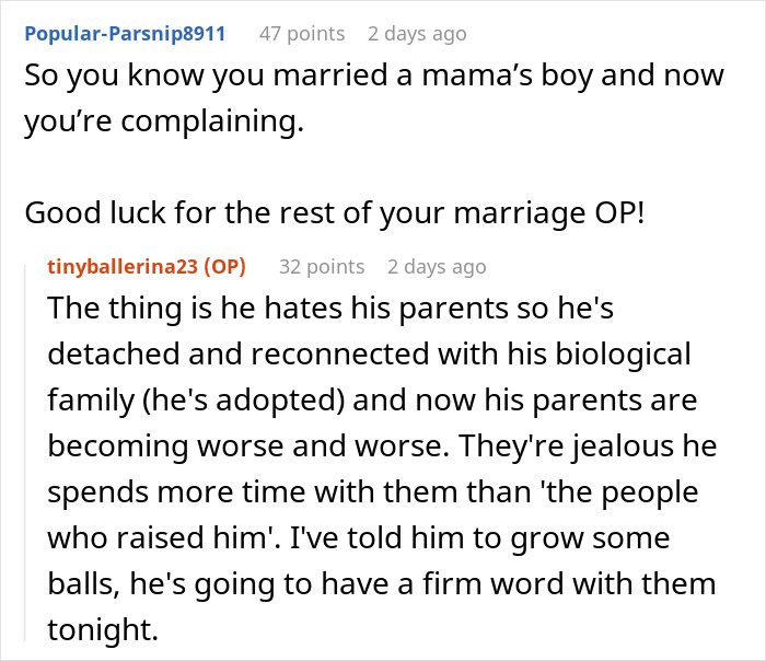 Online discussion about helicopter mom constantly asking about grandkids, ruining couple&rsquo;s honeymoon with persistent calls.