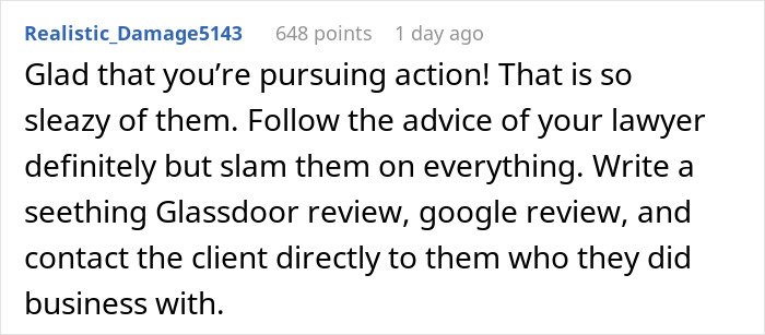 Online comment discussing a person realizing they got tricked during an interview task found live. Online comment discussing a person realizing they got tricked during an interview task found live.