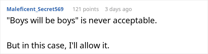 Comment on a forum post about a mailman dumping bottles of pee in gardens and a kid's smelly, sticky revenge.