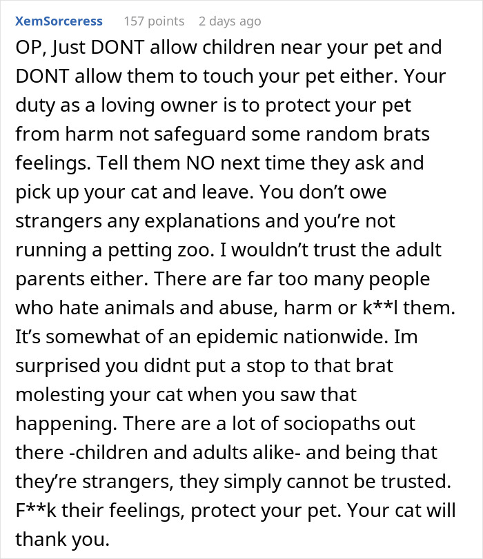 Cat Teaches Aggressive Child Not To Hurt Animals After Parents Failed To Do So