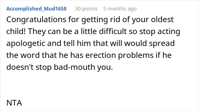 Screenshot of a forum comment discussing a post-partum wife facing divorce and custody challenges. Screenshot of a forum comment discussing a post-partum wife facing divorce and custody challenges.