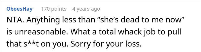 Screenshot of an online comment discussing a dad teaching daughter to handle basic tasks after wife&rsquo;s passing.