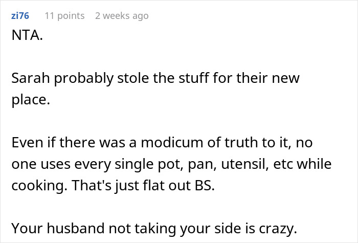 Woman&rsquo;s Kitchen Is Stripped Bare By House-Sitting Friends, Husband Begs Her To Stay Silent
