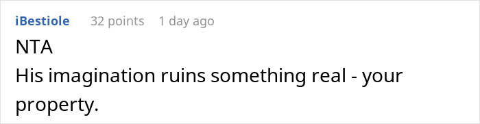 Screenshot of an online comment discussing a neighbor child digging and ruining the lawn, impacting property quality.