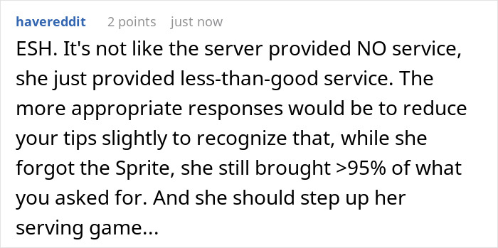 Reddit comment discussing tipping etiquette and waitress service quality on a $300 plus tab debate. Reddit comment discussing tipping etiquette and waitress service quality on a $300 plus tab debate.