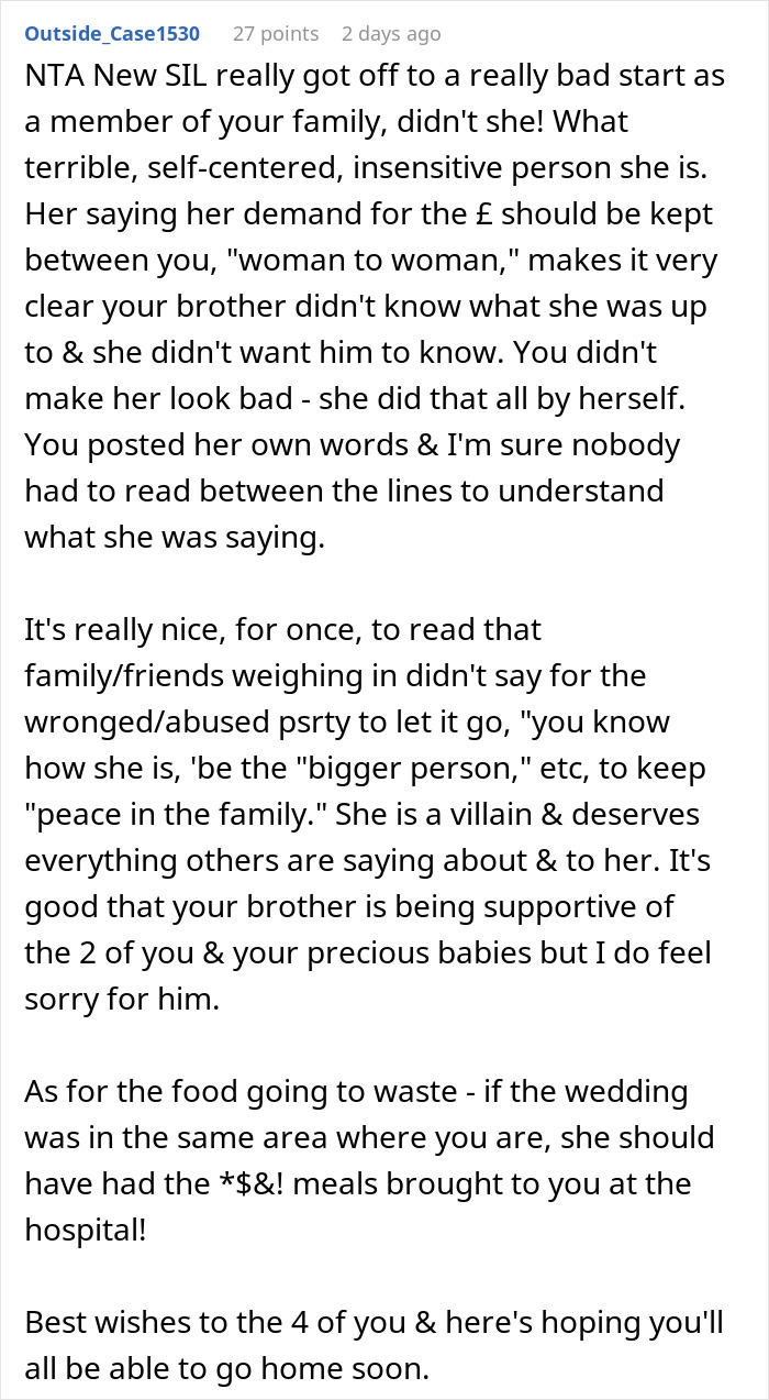 Screenshot of a forum post discussing posting screenshots of SIL's texts and the impact on making her look bad.