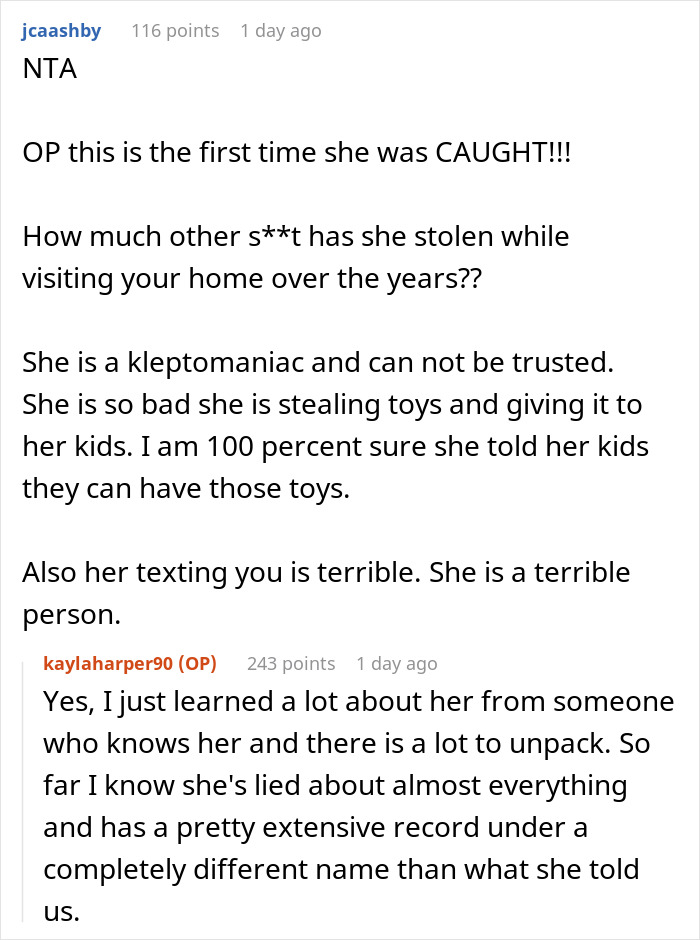 Reddit comments discussing suspicion and mistrust involving checking brother’s girlfriend’s bags before leaving house. Reddit comments discussing suspicion and mistrust involving checking brother’s girlfriend’s bags before leaving house.