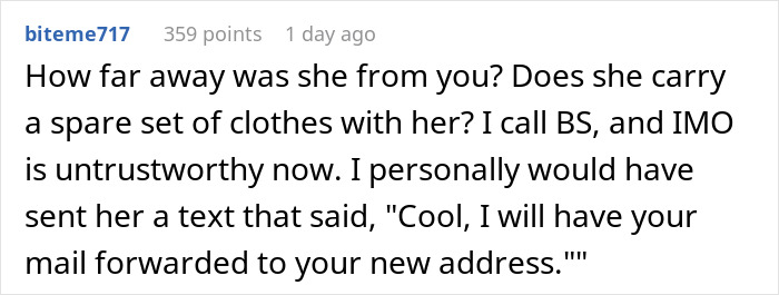 Reddit user comments questioning trust as wife&rsquo;s catch-up with her ex leads to a sleepover, leaving husband confused at home alone.