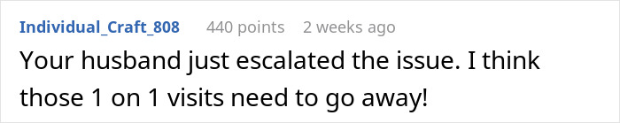 Screenshot of a Reddit comment discussing a husband&rsquo;s childhood best friend and a favor that led to humiliation.