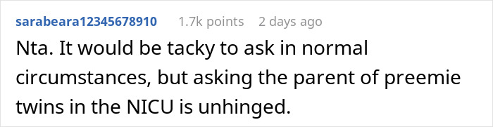 Screenshot of online comment discussing the controversy about posting SIL&rsquo;s texts and making her look bad.