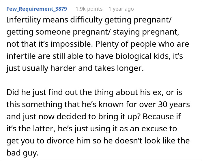 Man demanding paternity test causes woman to consider ending 24-year marriage amid teen son doubts. Man demanding paternity test causes woman to consider ending 24-year marriage amid teen son doubts.